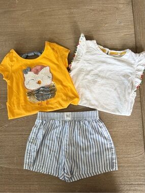 Girl’s Clothing Bundle Mini Boden Catherine Malandrino Matching Set size 5/6